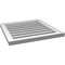 Ekena Millwork Vertical Surface Mount PVC Gable Vent: Functional, w/ 2"W x 1-1/2"P Brickmould Frame, 22"W x 22"H GVPVE22X2202SF - alternate 2